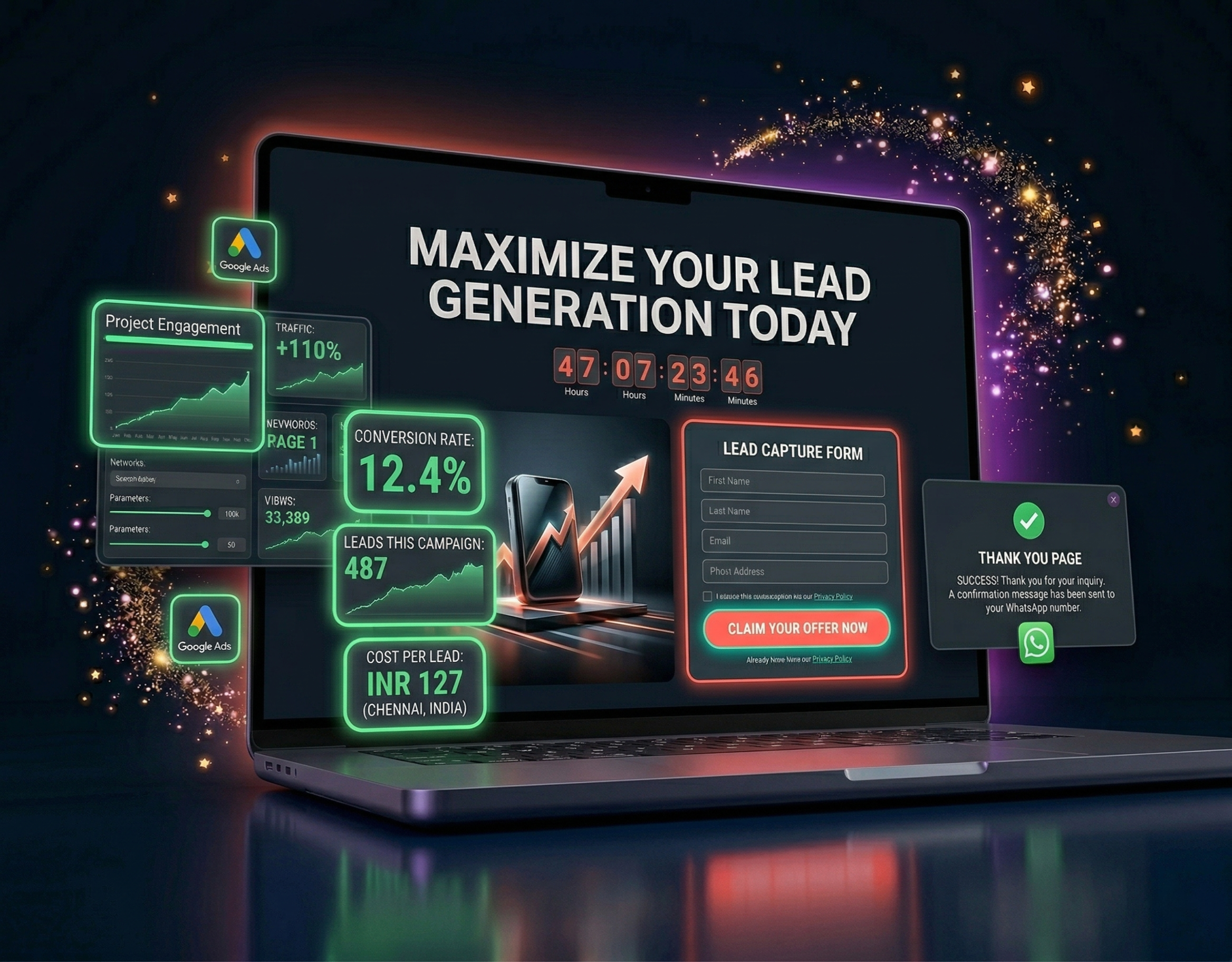 Landing Page Design by CJK Digital Solutions